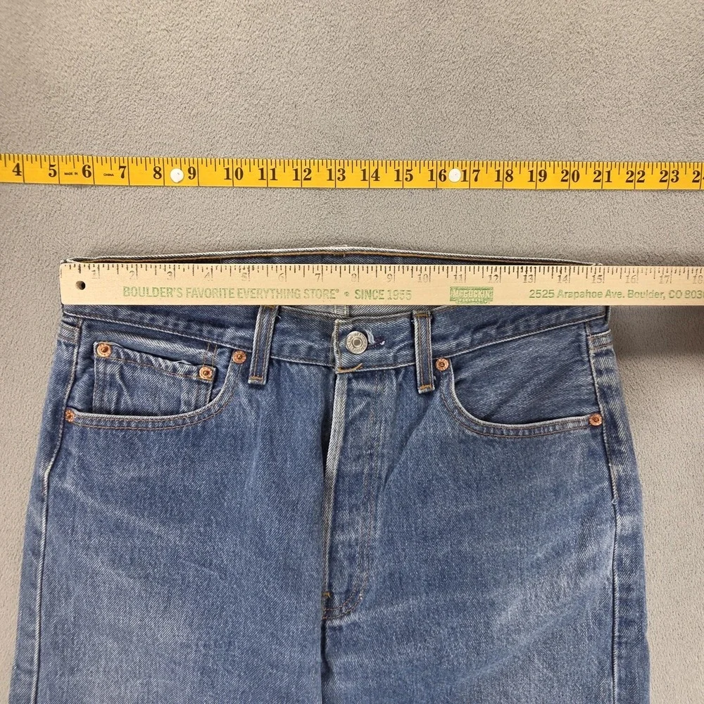 VTG Levis 501 Jeans Mens Blue Valencia Made‎ in USA Fits 29x30